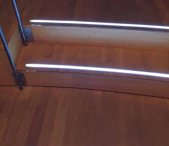 LED-Stufenbeleuchtung-Parkett